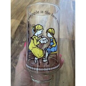 Holly Hobbie Coca-Cola Drinking Glasses Glass Replacement Amer Greetings Vintage